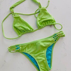 Lime Green PilyQ Bikini